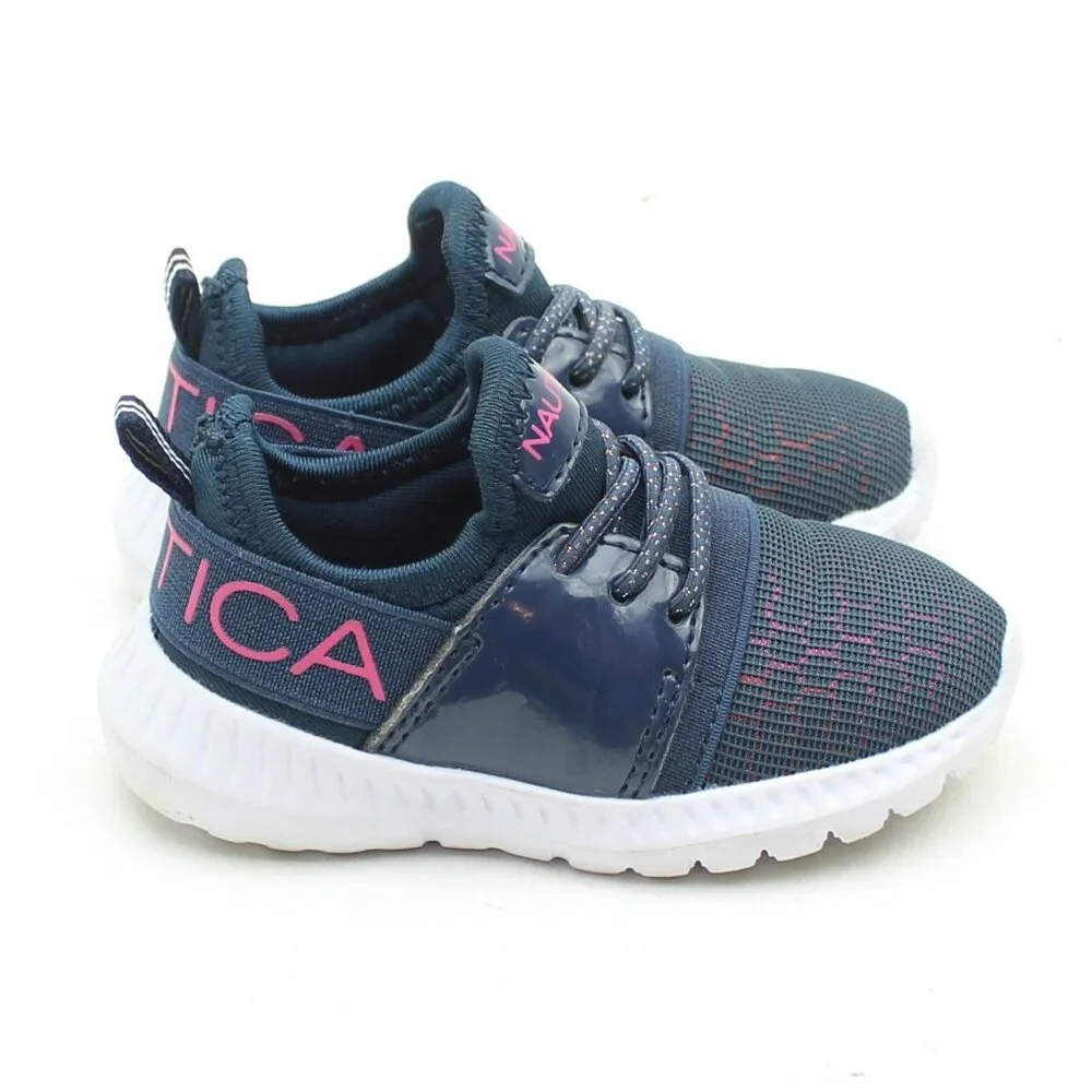 Nautica Little Kids Navy Blue Slip On Sneakers